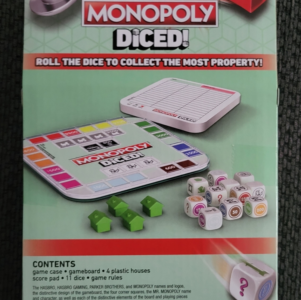 🆕 In The Box!! Monopoly Diced!! Travel game!! - Picture 2 of 2